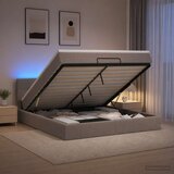  od pjene s madracem i LED-om Sivosmeđa 140 x 190 cm | shoptok.hr