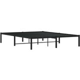 Metalni okvir za krevet crni 150x200 cm | shoptok.hr