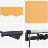  Povlačivi tende Pijesak 350 x 250 cm Poliester i aluminij | shoptok.hr