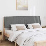  Tapecirani uzglavlje Tamno siva 200 cm Čvrsto borovo drvo | shoptok.hr