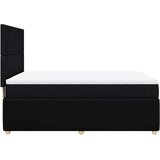  Krevet s oprugama i madracem crni 140 x 190 cm od tkanine | shoptok.hr