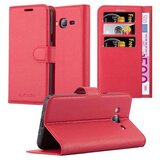 Cadorabo Samsung Galaxy J3 2016 v rdeče sladkorno jabolko - Zaščitni ovitek z magnetnim zapiranjem, stoječo funkcijo in režo za kartice, (20557547) | Shoptok.si