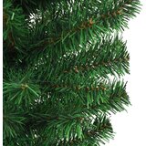 vidaXL Obrnuto umjetno božićno drvce s lopticama Zelena 150 cm PVC | shoptok.hr