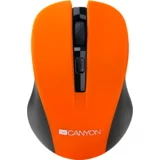 Canyon MW-1 2.4GHz wireless optical mouse with 4 buttons, dpi 800/1200/1600, orange, 103.5*69.5*35mm, 0.06kg