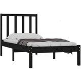  Za krevet od masivne borovine crni 100 x 200 cm | shoptok.hr