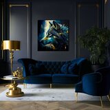 Dekorativna slika na platnu - PREMIUM ART - Wilderness in Wolf Eyes () | Shoptok.si