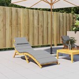 vidaXL jastuk za ležaljku za sunčanje sivi 186 x 58 x 3 cm cijene