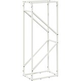  Stalak za drva bijeli 40x25x100 cm hladno valjani čelik | shoptok.hr
