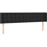  LED uzglavlje crno 183x16x78/88 cm od umjetne kože | Eponuda.com