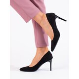 Sergio Leone Classic suede pumps black by Cijene
