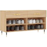 vidaXL klop za čevlje sonoma hrast 102x35x55 cm inženirski les | Shoptok.si