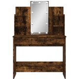  Toaletni stolić LED boja dimljenog hrasta 96 x 40 x 142 cm | Eponuda.ba