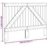  Uzglavlje 140 x 104 cm od masivne borovine | Eponuda.com