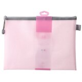 Biro time Zippit mesh L, fascikla sa zipom, 32.5x24cm, roze | ePonuda.com