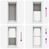 vidaXL Plisirana žaluzija Antracit 65x150 cm Širina tkanine 64,4 cm | Shoptok.si