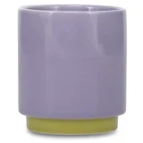 Zelena/vijolična skodelica iz kamenine 270 ml Duo –
