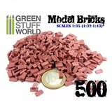 Green Stuff World model bricks - dark red x500 cene