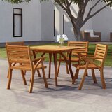  Vrtni stol 110 x 110 x 75 cm od masivnog bagremovog drva | shoptok.hr