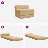 SOFA na razvlačenje Svijetlozeleni sivi 200 x 70 x 10 cm | Shoptok.si