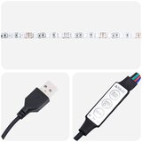  LED noćni ormarić boja hrasta 45 x 35 x 67 konstruirano drvo | shoptok.hr