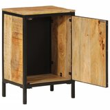 Maison Chic Kopalniška omarica - Kopalniški kabinet 40x30x60 cm trden mangov les in železo, (21794563) Cene