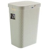 Rotho Košara za perilo COUNTRY 55 L – bela | Shoptok.si