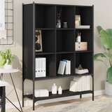 vidaXL Regal za knjige crni 102 x 30 x 141 5 cm od konstruiranog drva Cijene