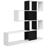Costway Sodoben geometrijski knjižni regal Regal za dnevno sobo, (5000357490) Cene