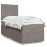 Maison Chic Box spring postelja - Vzmetna postelja z vzmetnico taupe 90x190 cm blago SL23063, (21880614) | Shoptok.si