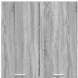 vidaXL Viseča omarica Riga Siva Sonoma 80 x 31 x 80 cm Konstruiran les | Shoptok.si