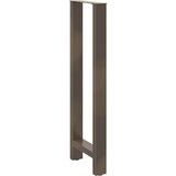  Noge za barsko mizo iz naravnega jekla 2 kosa 50 x (110-111) cm jeklo | Shoptok.si
