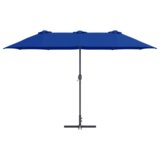  Vrtni suncobran Plava 380 x 196 x 235 cm | shoptok.hr