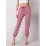 RUE PARIS Sweatpants-RV-DR-6120.03P-dark pink | Shoptok.si