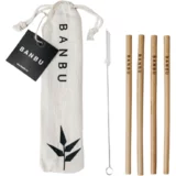 BANBU Set slamki od bambusa za višekratnu upotrebu