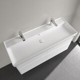 Villeroy Boch 4A33C4R1 Collaro CeramicPlus 120 x 47 cm dvojni keramični umivalnik z 2 odprtinama za armaturo | Shoptok.si