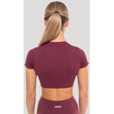 GymBeam Ženska majica Crop Flow Wine XS | Eponuda.ba