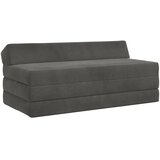 SOFA na razvlačenje Tamnosiva 120 x 60 x 49 cm Tkanina - Tamnosiva Baršun Cijene
