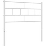 Maison Chic kovinsko posteljno vzglavje - vzglavna omarica - nočna omarica belo 80 cm, (21704689) Cene