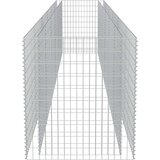  Visoka greda gabion pocinkano jeklo 540x90x100 cm | Shoptok.si