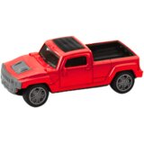  Metalni set vozila Pickup s kamperom DIE-CAST - rdeče/belo | Shoptok.si