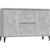 Maison Chic Komoda - Predalnik betonsko siva 104x35x70 cm iverna plošča, (21722504) | Shoptok.si