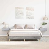 vidaXL Okvir kreveta bez madraca 150x200 cm konstruiranog drva Cijene