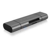 Icybox čitač memorijskih kartica IB-CR201-C3, USB-C, USB-A, Micro-B na SD, microSD | shoptok.hr
