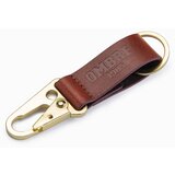 Ombre men's key ring with snap hook - black Cene