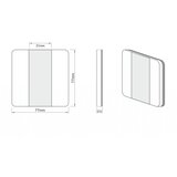  LDST DU-01-SS-BZ10 - LED stepenišno svetlo DUO 10xLED/1,2W/230V mat hrom | Eponuda.com