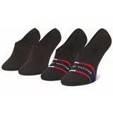 Tommy Hilfiger 2 PACK crnih niskih čarapa Breton