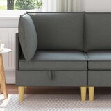  Kutna Sofa s Pohranom Tamnosiva Tkanina | shoptok.hr