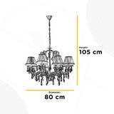 Lesnina XXXL LESTENEC 4669 KAREN 80/80/105 cm E14 | Shoptok.si