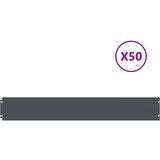 vidaXL Robniki za trato 50 kosov Antracit Hladno valjano jeklo, (5000097653) | Shoptok.si