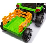 Traktor na akumulator s prikolicom BBH-030 - zeleni | shoptok.hr